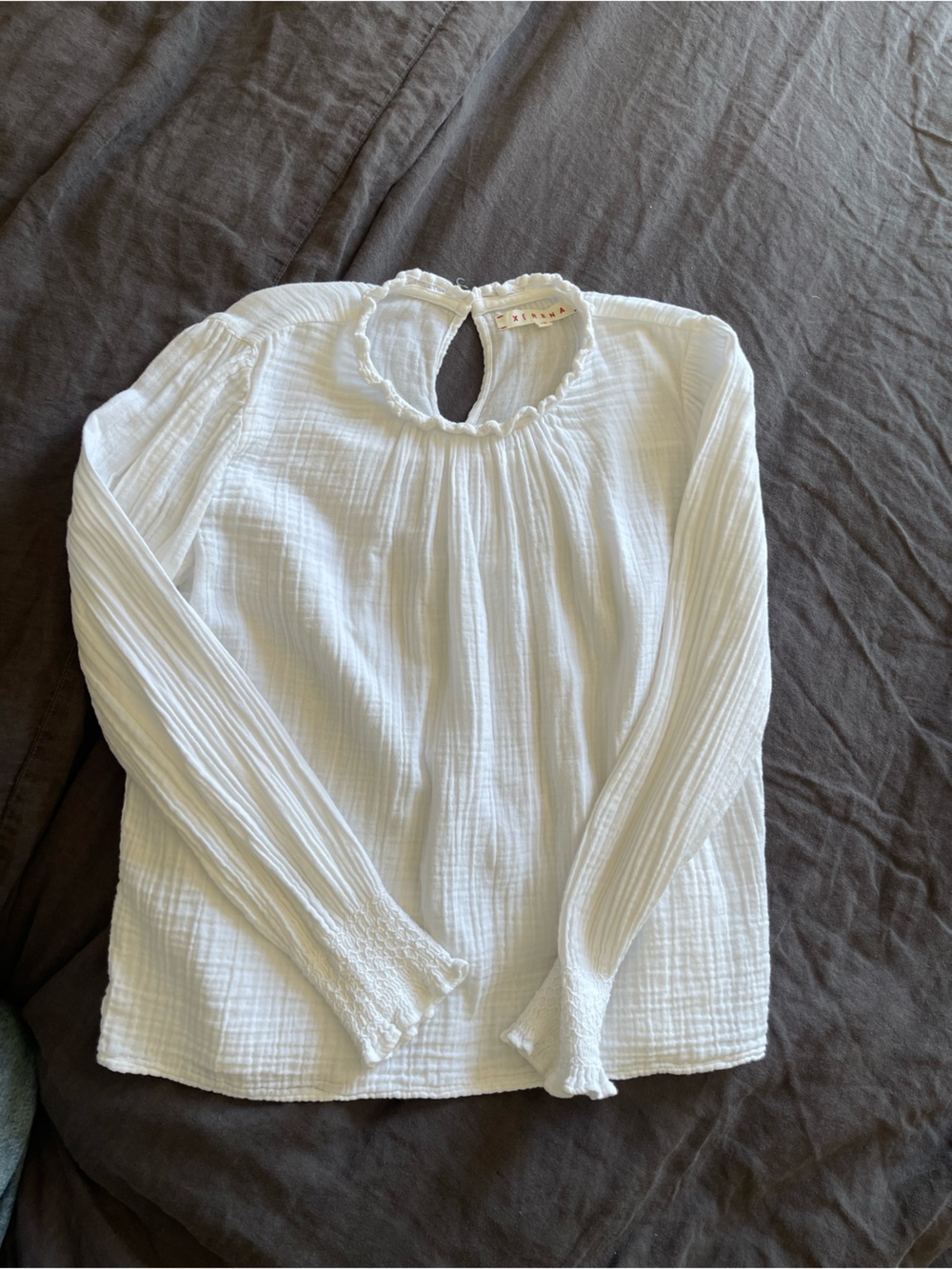 XIRENA Muslin Cotton Top XS